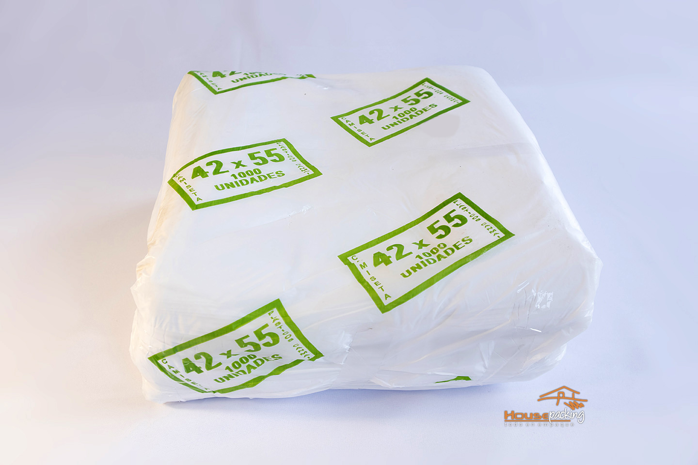 BOLSA CAMISETA SUPER FUERTE 45 X 55